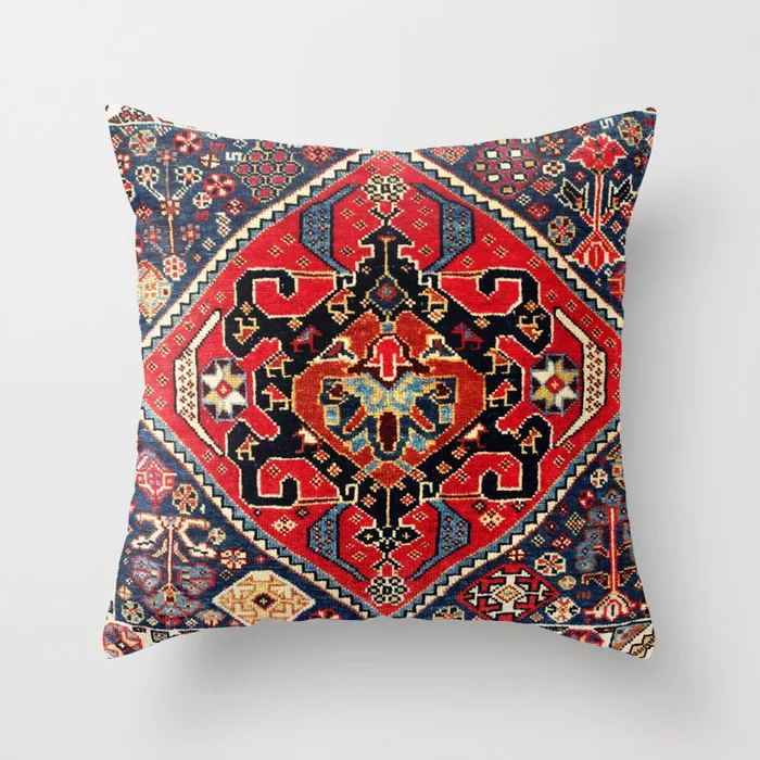 HKM-519443 Ethnic Minimalist Style 45x45cm Short Plush Sofa Cushion