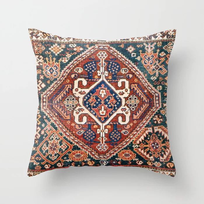 HKM-519443 Ethnic Minimalist Style 45x45cm Short Plush Sofa Cushion