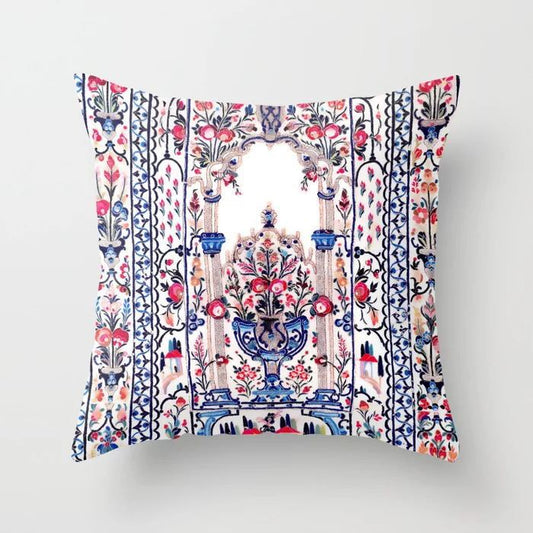 HKM-519443 Ethnic Minimalist Style 45x45cm Short Plush Sofa Cushion