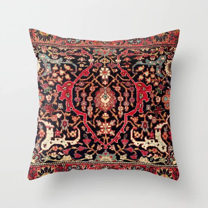 HKM-519443 Ethnic Minimalist Style 45x45cm Short Plush Sofa Cushion