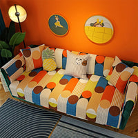HKM-519635 Modern Minimalist Striped Print Pillowcase - Elegant Cotton Dust Cover for Home Decor