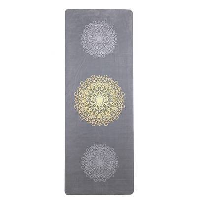 HKM-519763 Thickened Rubber Suede Yoga Mat - Non-Slip Surface, Multiple Color Options, 1.5mm/3.5mm Thickness