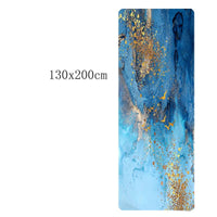 HKM-519763 Thickened Rubber Suede Yoga Mat - Non-Slip Surface, Multiple Color Options, 1.5mm/3.5mm Thickness