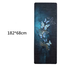 HKM-519763 Thickened Rubber Suede Yoga Mat - Non-Slip Surface, Multiple Color Options, 1.5mm/3.5mm Thickness