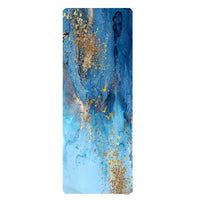 HKM-519763 Thickened Rubber Suede Yoga Mat - Non-Slip Surface, Multiple Color Options, 1.5mm/3.5mm Thickness