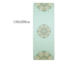 HKM-519763 Thickened Rubber Suede Yoga Mat - Non-Slip Surface, Multiple Color Options, 1.5mm/3.5mm Thickness