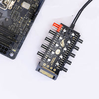 HKM-519827 Fan Hub with External Power Supply for Efficient Cooling Management