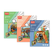 HKM-520211 3D Educational Theatre Puzzle for Kids - Graffiti Style DIY Toy for Ages 2-4