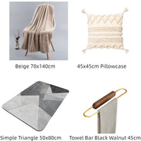 HKM-520211 Bamboo Charcoal Solid Color Bath Towels for Adults - Available in Purple, Light Gray, Dark Khaki, Beige, and Wine Red