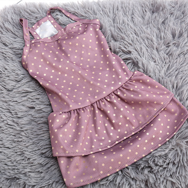 HKM-520211 Floral and Star Printed Breathable Dog Skirt for Summer Comfort