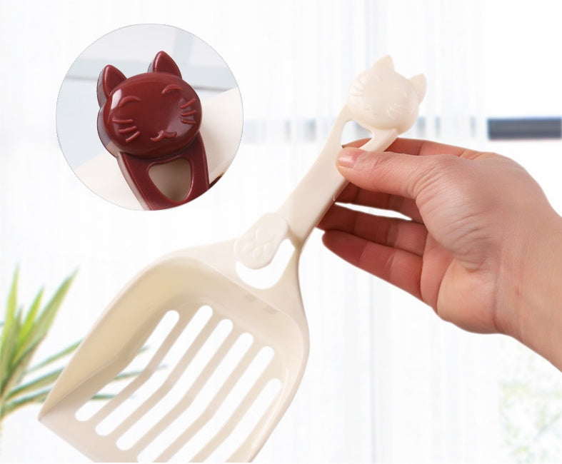 HKM-520403 Plastic cat litter shovel cat head cat shovels