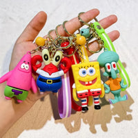HKM-520467 3D Cartoon Anime Pokemon PVC Keychain Pendant with Silicone Material