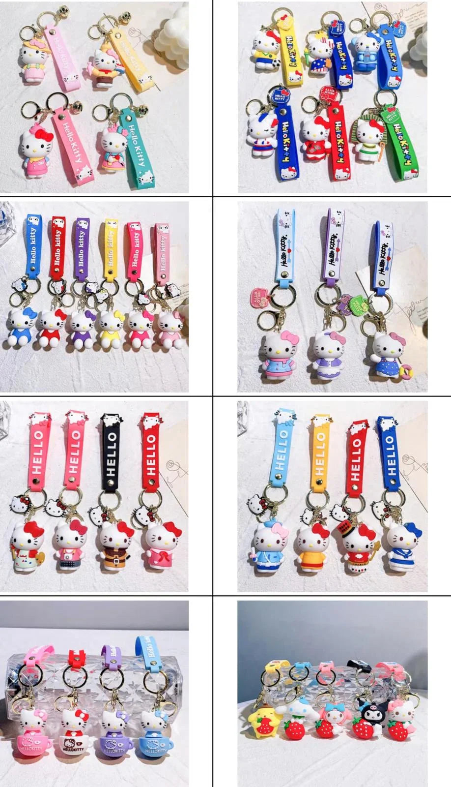HKM-520467 3D Cartoon Anime Pokemon PVC Keychain Pendant with Silicone Material