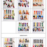 HKM-520467 3D Cartoon Anime Pokemon PVC Keychain Pendant with Silicone Material