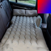 HKM-520467 Car Sleep Mattress with Headrest and Storage Solutions in Flocking Cloth