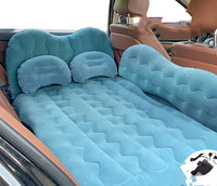 HKM-520467 Car Sleep Mattress with Headrest and Storage Solutions in Flocking Cloth
