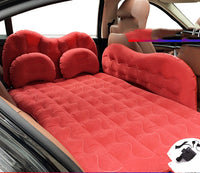 HKM-520467 Car Sleep Mattress with Headrest and Storage Solutions in Flocking Cloth