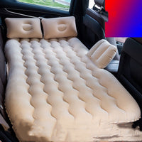 HKM-520467 Car Sleep Mattress with Headrest and Storage Solutions in Flocking Cloth