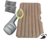 HKM-520467 Car Sleep Mattress with Headrest and Storage Solutions in Flocking Cloth
