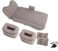 HKM-520467 Car Sleep Mattress with Headrest and Storage Solutions in Flocking Cloth
