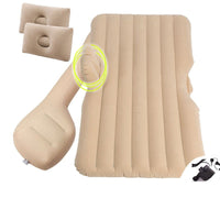 HKM-520467 Car Sleep Mattress with Headrest and Storage Solutions in Flocking Cloth