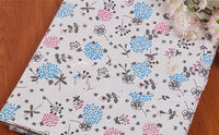 HKM-520467 Kapok Printed Cotton and Hemp Blend Fabric for Home Decor and Crafts - 10m Red and White