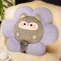 HKM-520595 Cat Claw Plush Cushion - Flower and Paw Series, 50x50cm & 55x50cm, Soft PP Cotton Filling