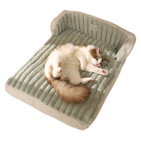 HKM-520595 Cozy Polyester Sleeping Pad for Cats and Dogs in Green - Multiple Sizes Available