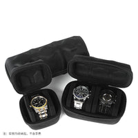 HKM-520659 Portable Mechanical Watch Storage Bag - Waterproof Hard Case with Detachable Padding and Velvet Lining