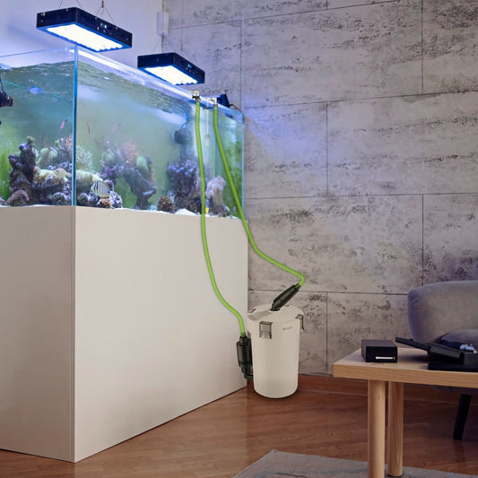 HKM-520787 3-Stage External Canister Filter for 28-Gallon Aquariums with 105 GPH Pump and Easy Installation