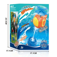 HKM-521043 Kids Outdoor Water Sprinkler Rocket Launcher Toy for Summer Fun