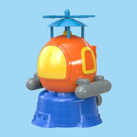 HKM-521043 Kids Outdoor Water Sprinkler Rocket Launcher Toy for Summer Fun