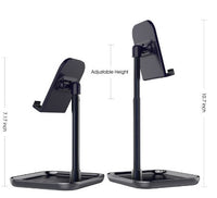 HKM-521171 Adjustable Aluminum Alloy Mobile and Tablet Stand with Anti-Scratch Design