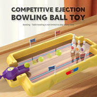 HKM-521363 5-in-1 Mini Board Game Set for Family Fun: Bowling, Finger Basketball & More