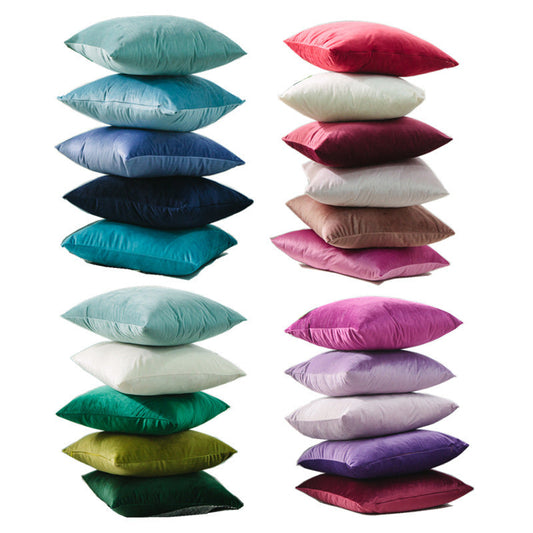 HKM-521747 Dutch Suede Velvet Pillow Cushion in Various Colors and Sizes for Home and Office Use