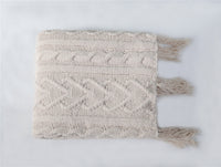 HKM-521939 Sofa Bed Blanket Cover - Modern Polyester Towel Blanket, 130x160cm, Winter Colors Available