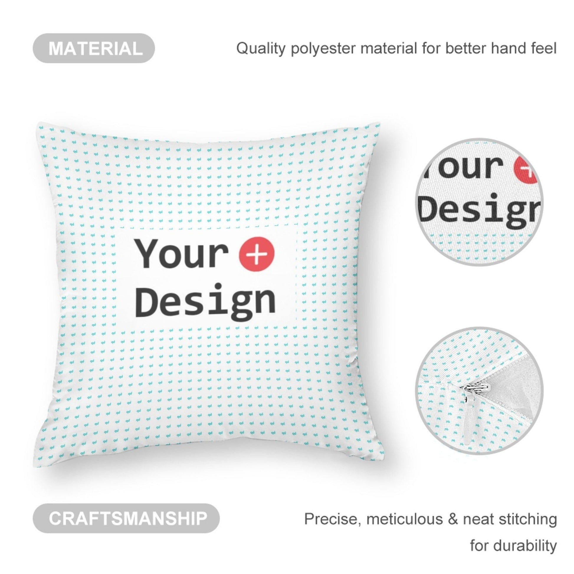 HKM-522003 Customized Home Fashion Pillow Cover in Imitation Cotton and Linen