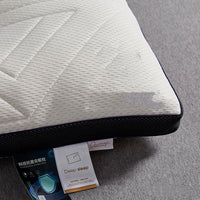 HKM-522067 Technology Latex Sleep Pillow - Rectangular Design with Common Fiber Filler - Size 48x74 cm