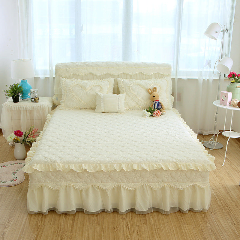 HKM-522259 Non-Slip Polyester Fiber Mattress Cover for Enhanced Stability and Comfort