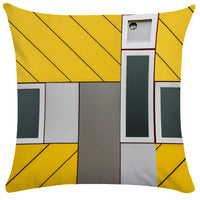 HKM-522323 Morandi Abstract Plush Pillowcase for Living Room, Bedroom, and More