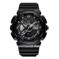 HKM-522451 Men's Electronic Fashion Watch with Alarm, Chronograph, 50m Water Resistance, and Rubber Strap