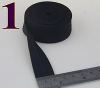 HKM-522771 Cotton Bias Tape with Miter-Cut Edging - 20mm Wide, 5m Length, Available in 34 Colors