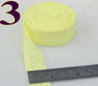 HKM-522771 Cotton Bias Tape with Miter-Cut Edging - 20mm Wide, 5m Length, Available in 34 Colors
