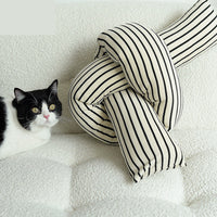 HKM-522899 Knotted Waist and Shoulder Multifunctional Retro Striped Pillow 14x180cm