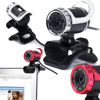 HKM-523283 USB Computer Video Camera with Built-in Microphone and Glass Lens - 480p Resolution, 30fps Frame Rate