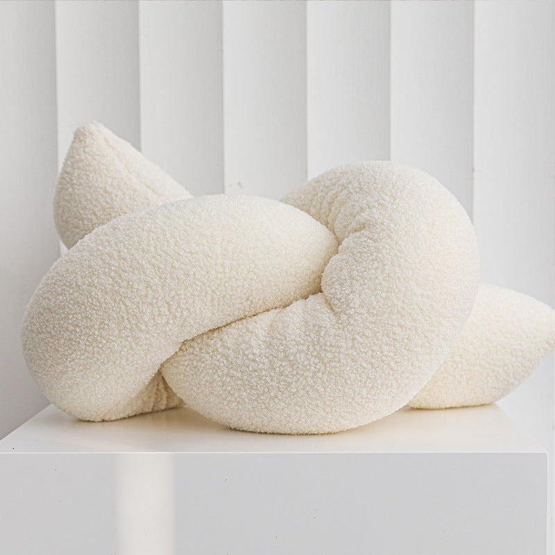 HKM-523411 Modern Minimalist Geometric Bed Runner and Pillowcase Set in Cream and Coffee - Various Sizes Available