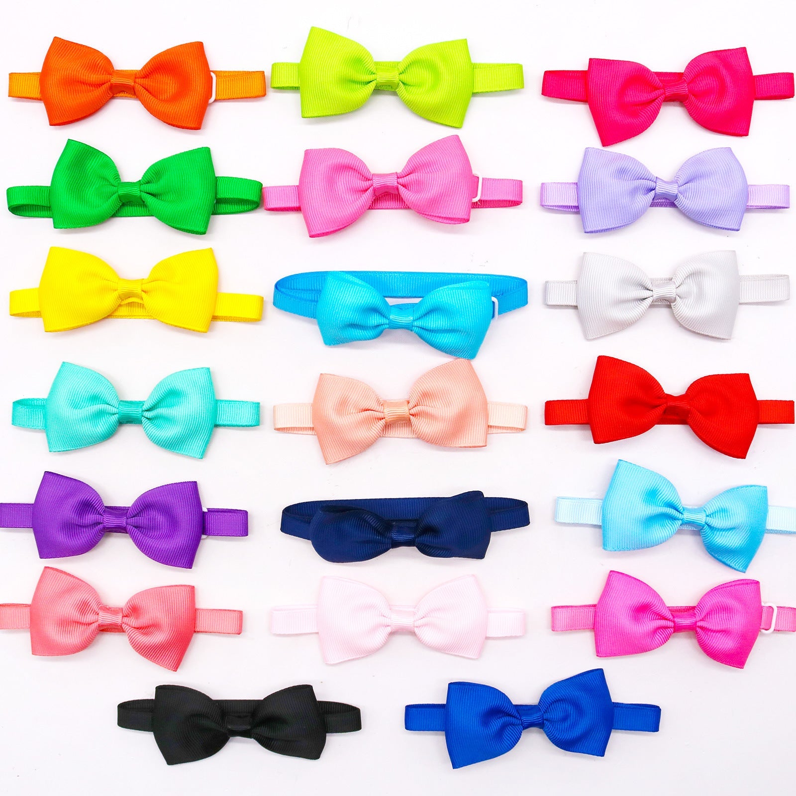 HKM-523603 Adjustable Bow Tie for Pets - Available in Various Colors for All Seasons