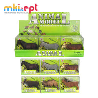 HKM-523731 Vivid Plastic Farm Animal Toy Set for Kids - Horse, Cow, Sheep and More (12x13.5x9 CM)