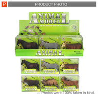 HKM-523731 Vivid Plastic Farm Animal Toy Set for Kids - Horse, Cow, Sheep and More (12x13.5x9 CM)