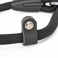 HKM-523795 Double-Headed Dog Collar in Durable Black Nylon - Sizes S, M, L